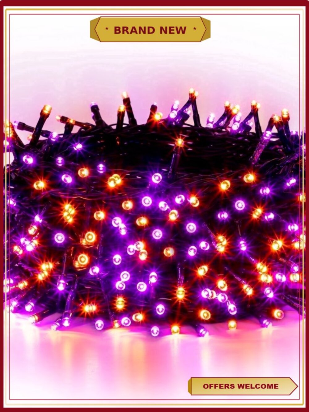 105 FT 300 LED Halloween Twinkle Fairy Lights Indoor Outdoor Decor